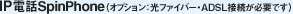 IP�d�bSpinPhone�i�I�v�V�����F���t�@�C�o�[�EADSL�ڑ����K�v�ł��j