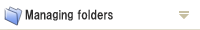 Managing folders
