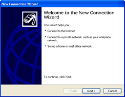 New Connection Wizard